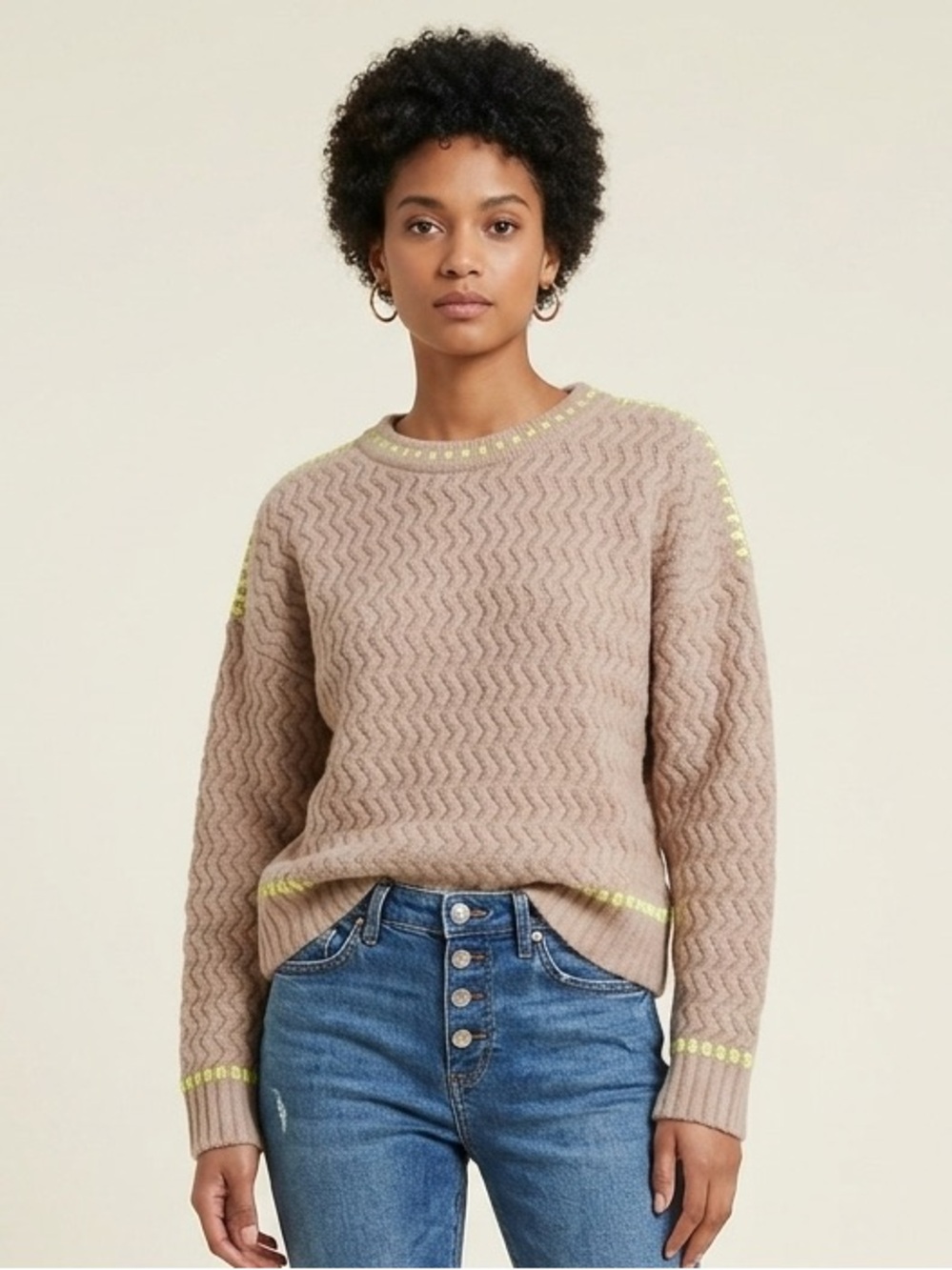 37 Orchard Plush Sweater (Bust 48”Length 23”)